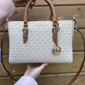 Sally 2-in-1 Medium Logo Satchel - жіноча сумочка Michael Kors із знімним клатчем