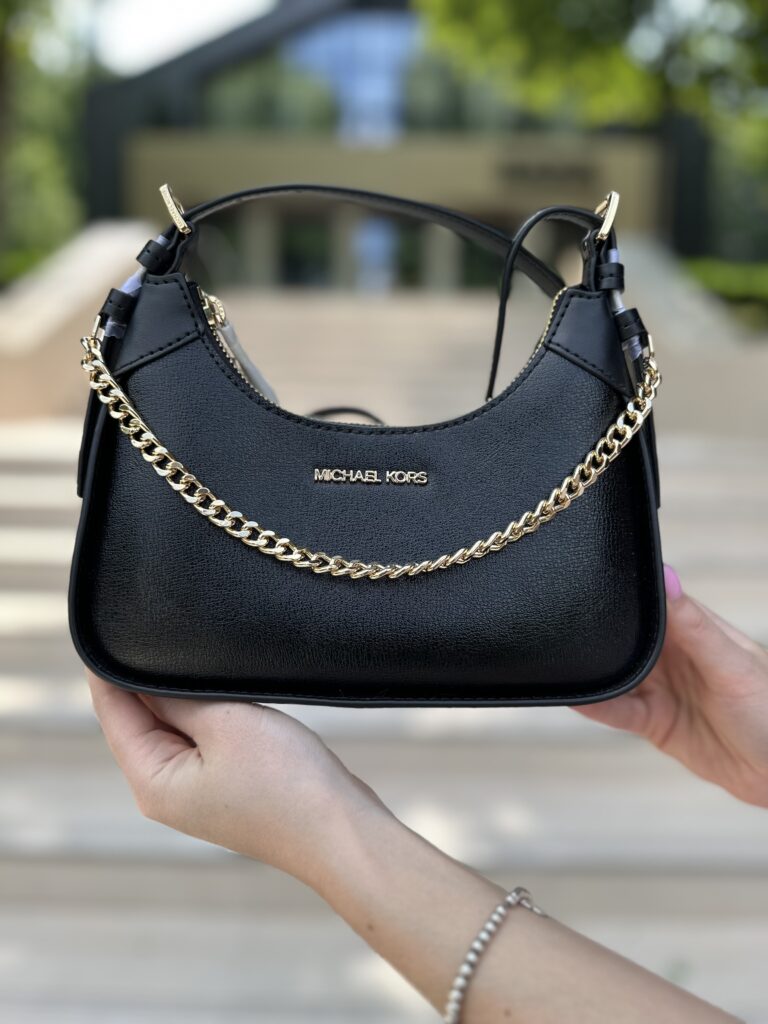 Wilma Small Leather Crossbody Bag у кольорі Black - жіноча сумочка Michael Kors
