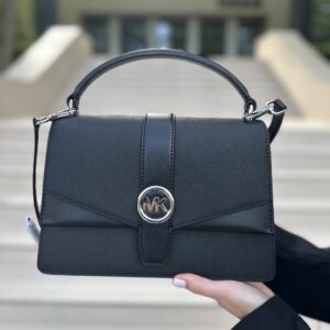 Greenwich Medium Saffiano Leather Satchel - жіноча сумочка Michael Kors у класичному стилі