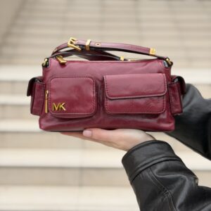 Dakota Small Leather Shoulder Bag у кольорі Mulberry - жіноча сумочка Michael Kors