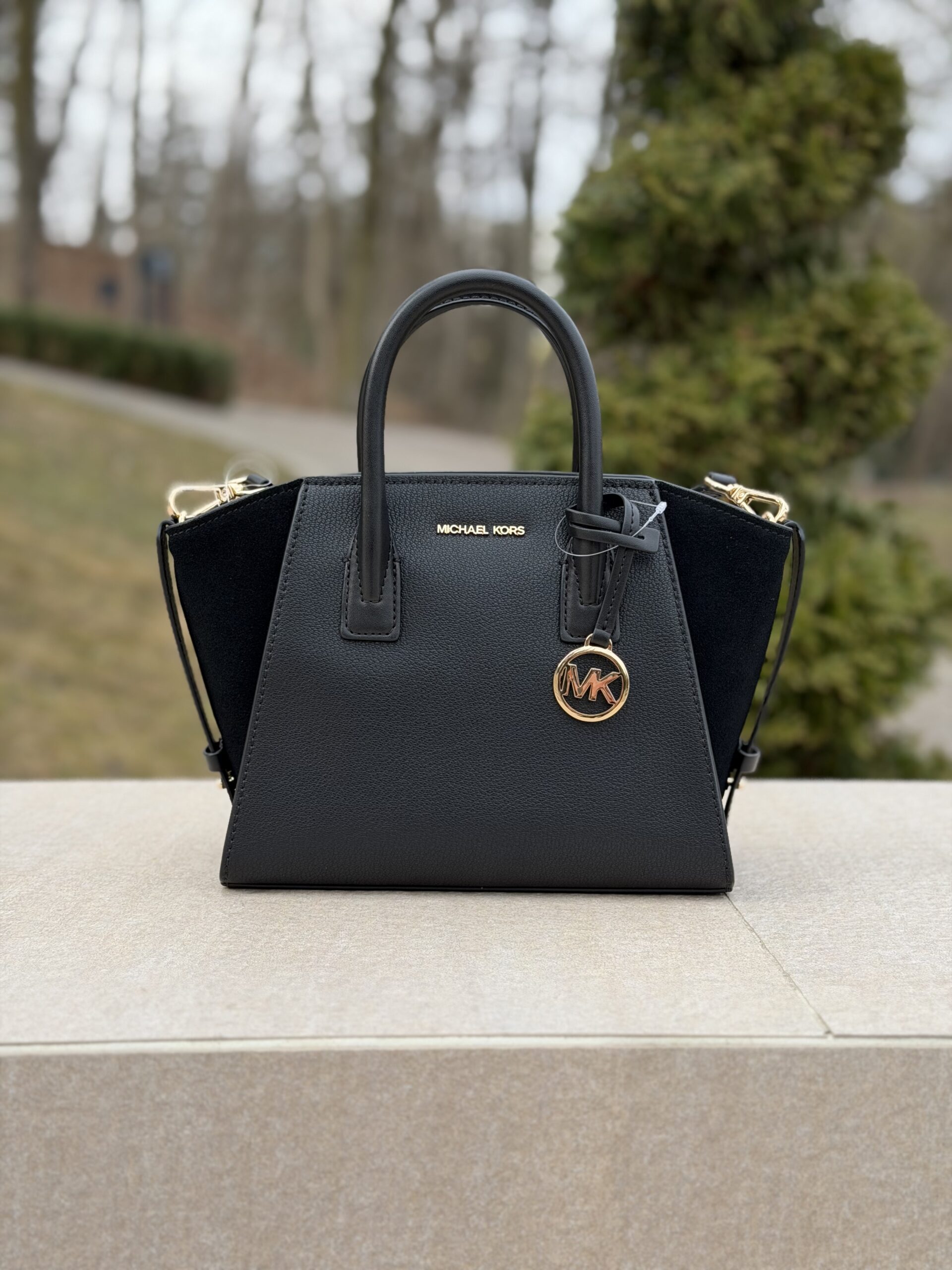 Avril Small Pebbled Leather Satchel у кольорі Black — жіноча сумка Michael Kors - Зображення 6