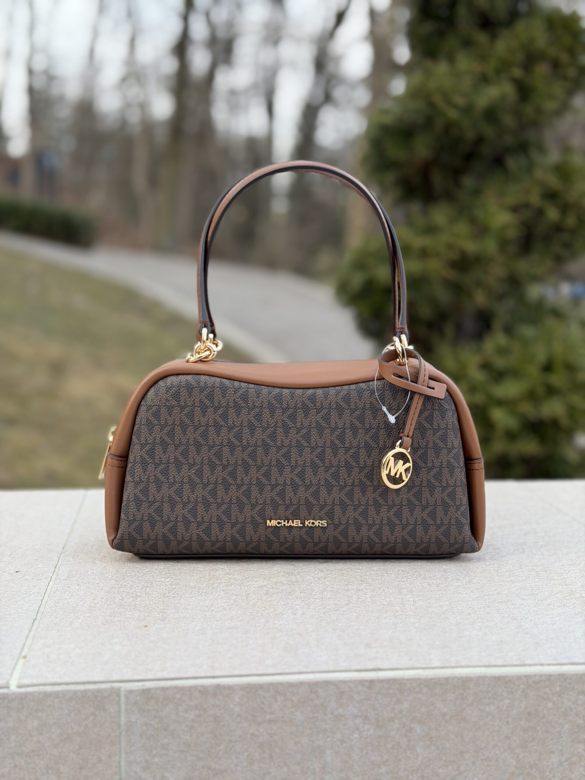 Cecily Small Signature Logo Shoulder Bag у кольорі Brown — жіноча сумка Michael Kors - Зображення 7