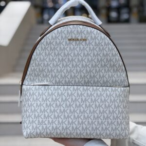 Sheila Medium Logo Backpack у кольорі Vanilla — жіночий рюкзак Michael Kors