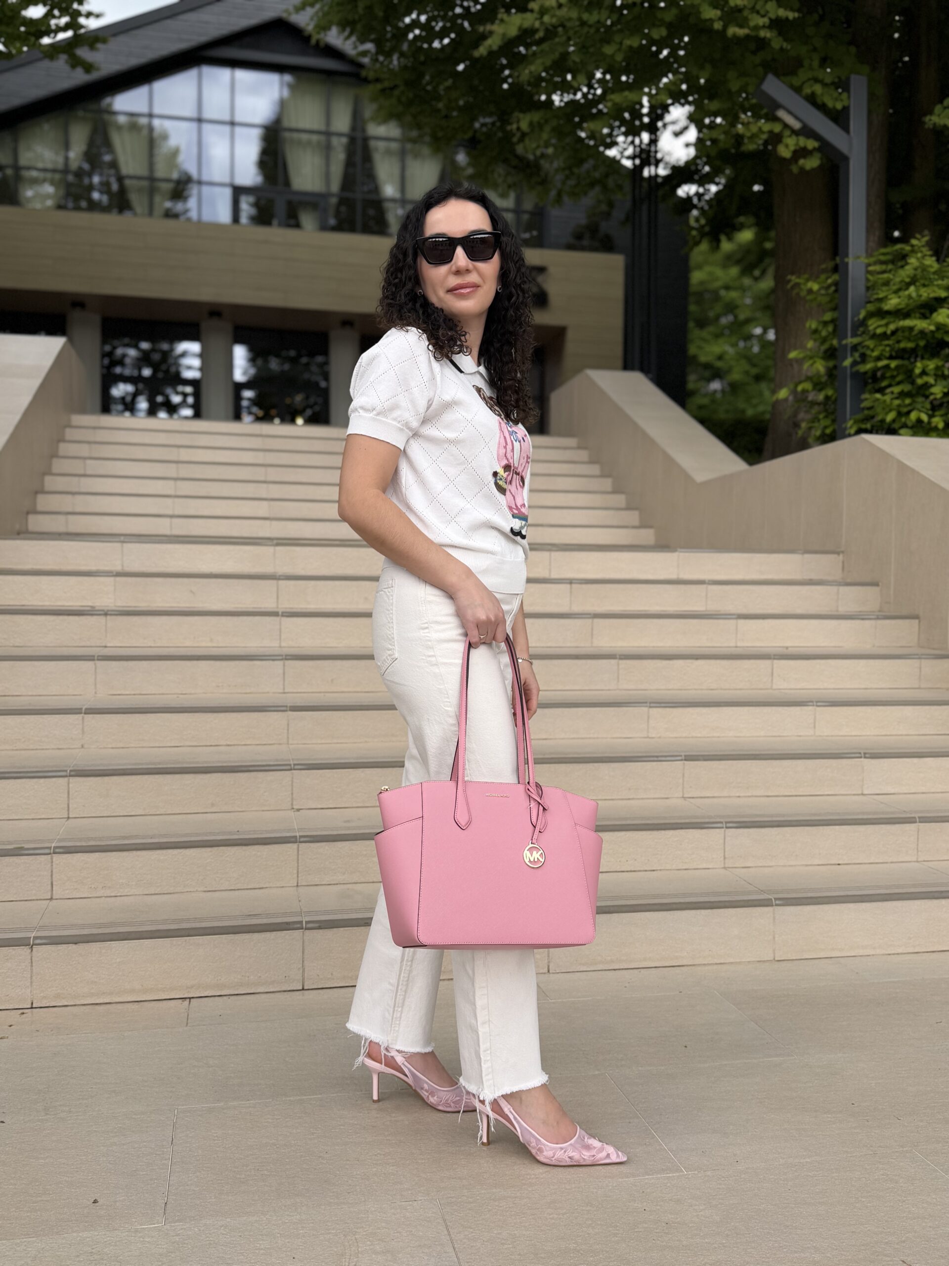 Marilyn Medium Saffiano Leather Tote Bag у кольорі Carnation — жіноча сумка Michael Kors - Зображення 6