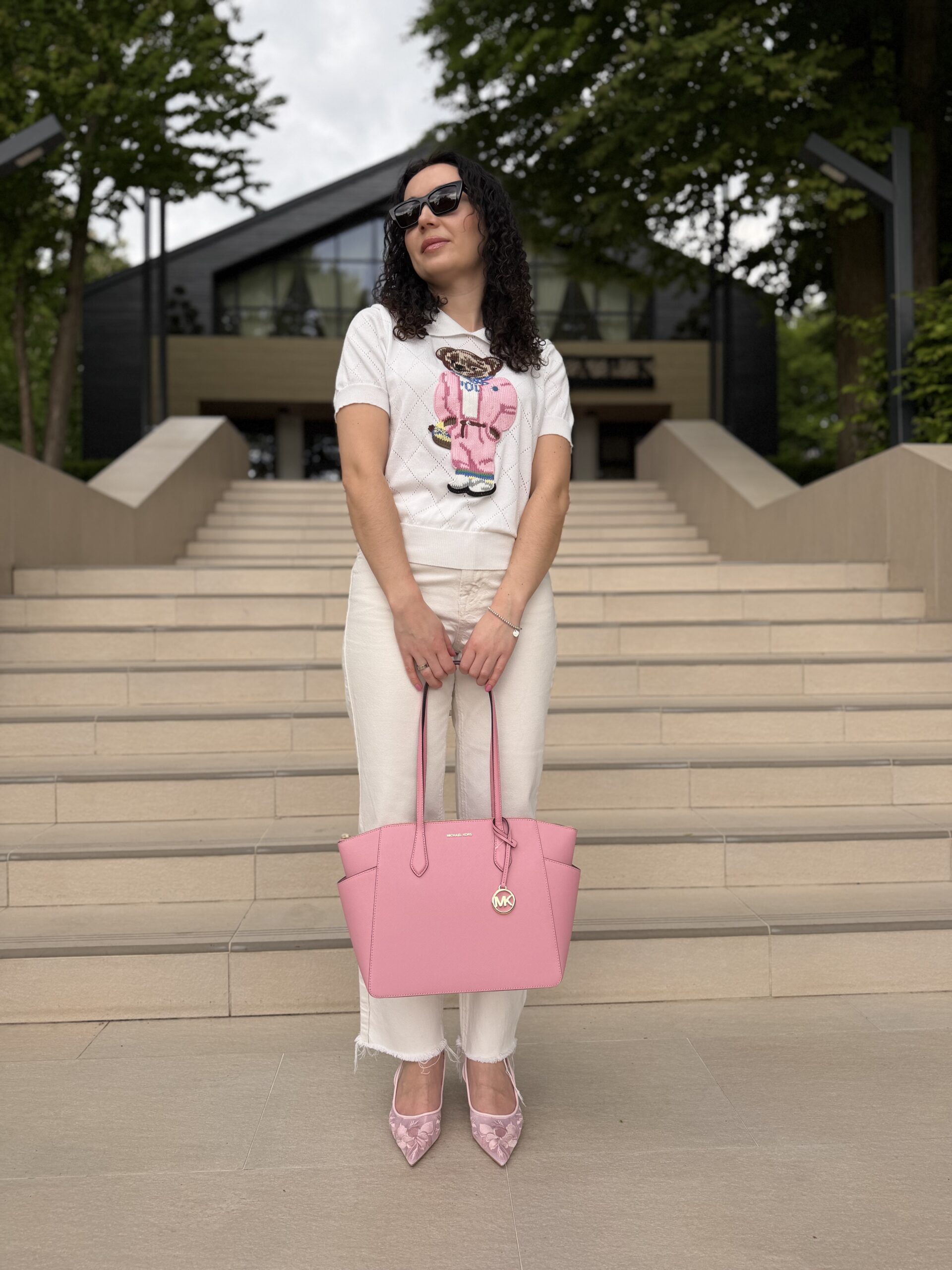 Marilyn Medium Saffiano Leather Tote Bag у кольорі Carnation — жіноча сумка Michael Kors - Зображення 8