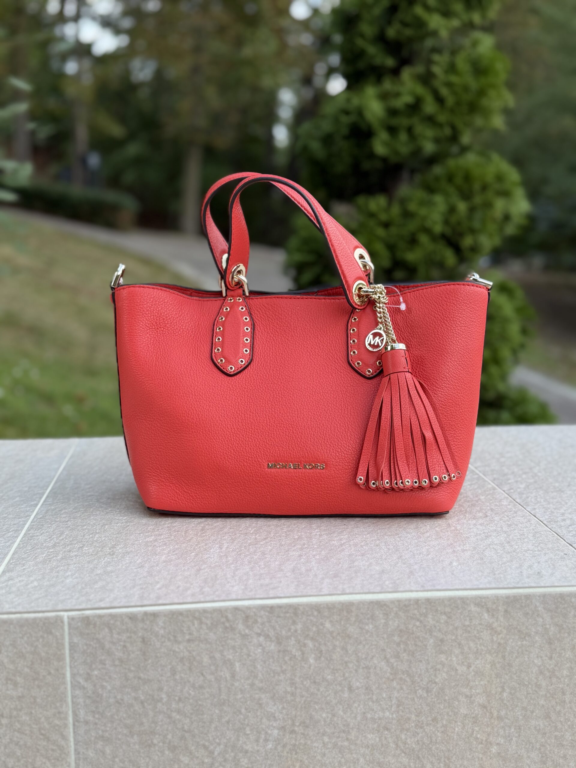 Brooklyn Small Pebbled Leather Satchel у кольорі Sea Coral - жіноча сумочка Michael Kors - Зображення 8