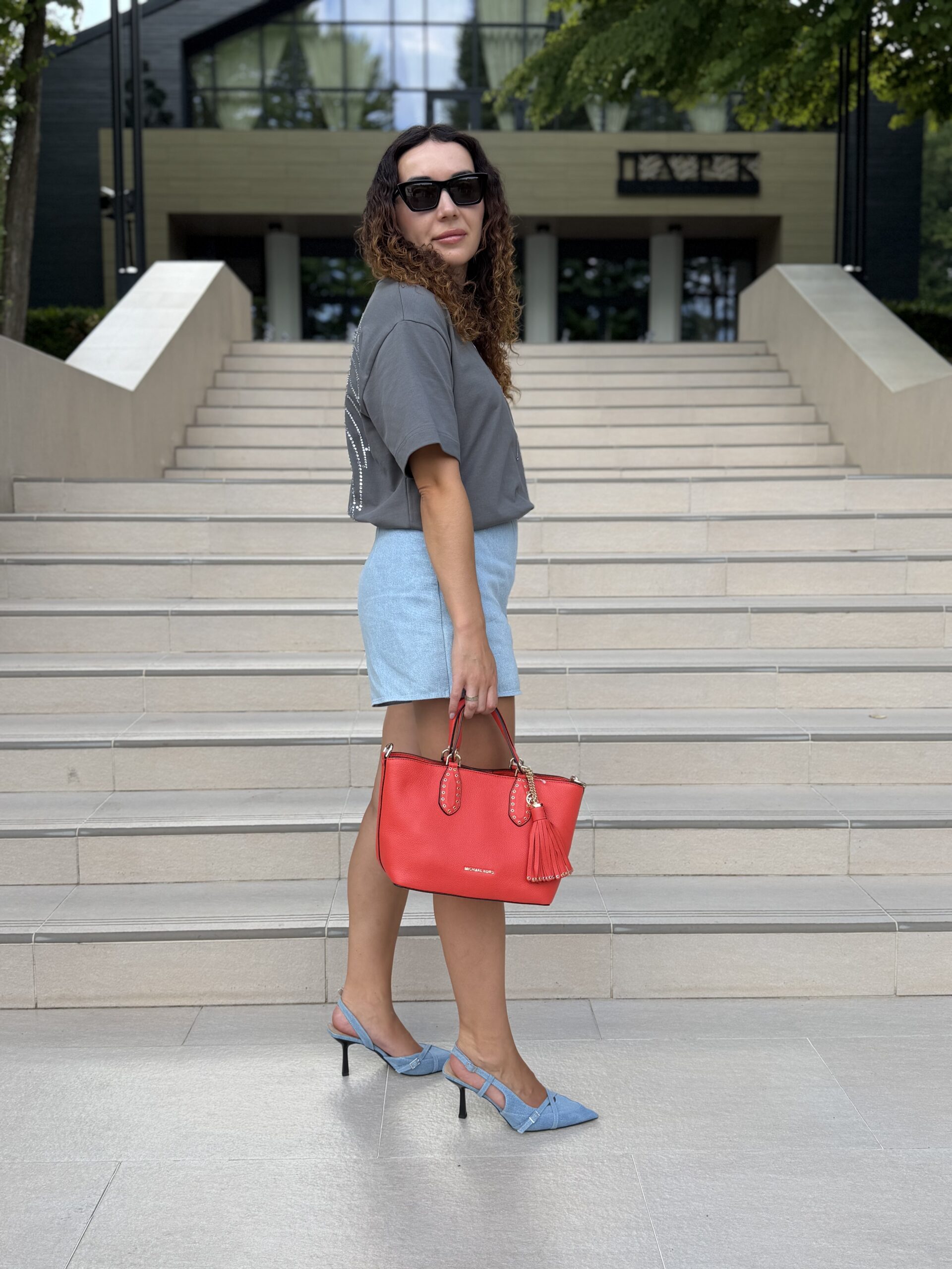 Brooklyn Small Pebbled Leather Satchel у кольорі Sea Coral - жіноча сумочка Michael Kors - Зображення 7
