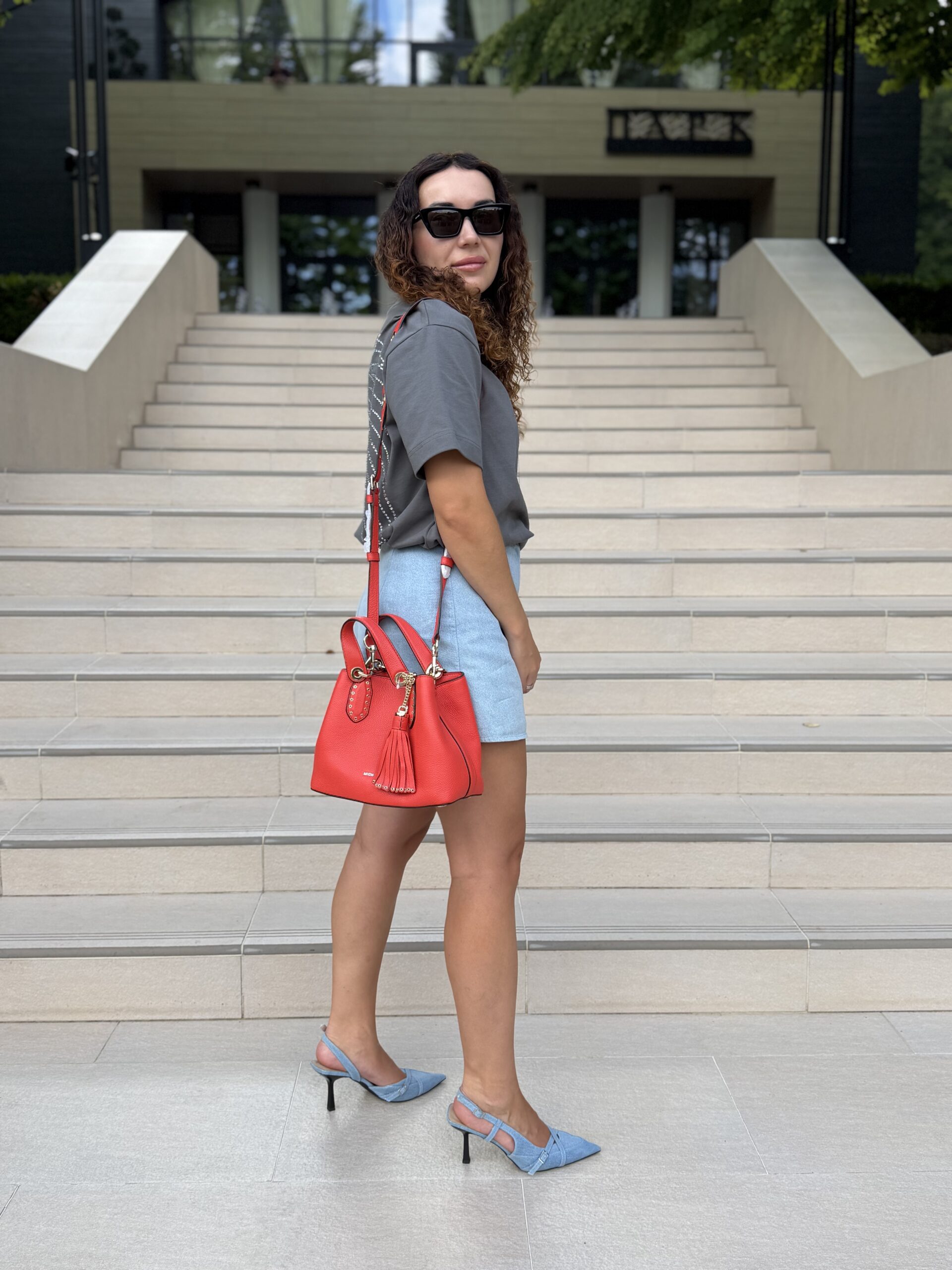 Brooklyn Small Pebbled Leather Satchel у кольорі Sea Coral - жіноча сумочка Michael Kors - Зображення 9